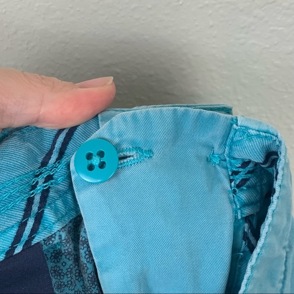 Daniel Cremieux Men’s 32 Aqua Turquoise Blue 100% Cotton Chino Shorts Casual - Picture 6 of 8